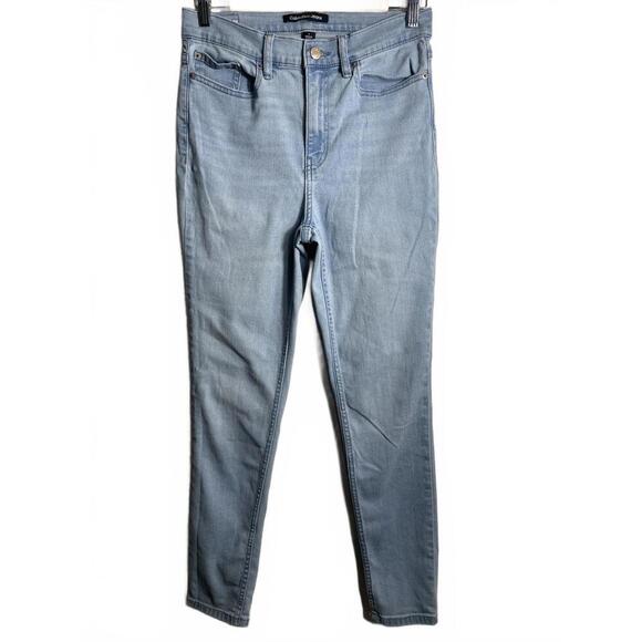 Calvin Klein Jeans Denim - Calvin Klein Jean Pants Women's Size 6 Blue Light Wash High Rise Stretch Casual
